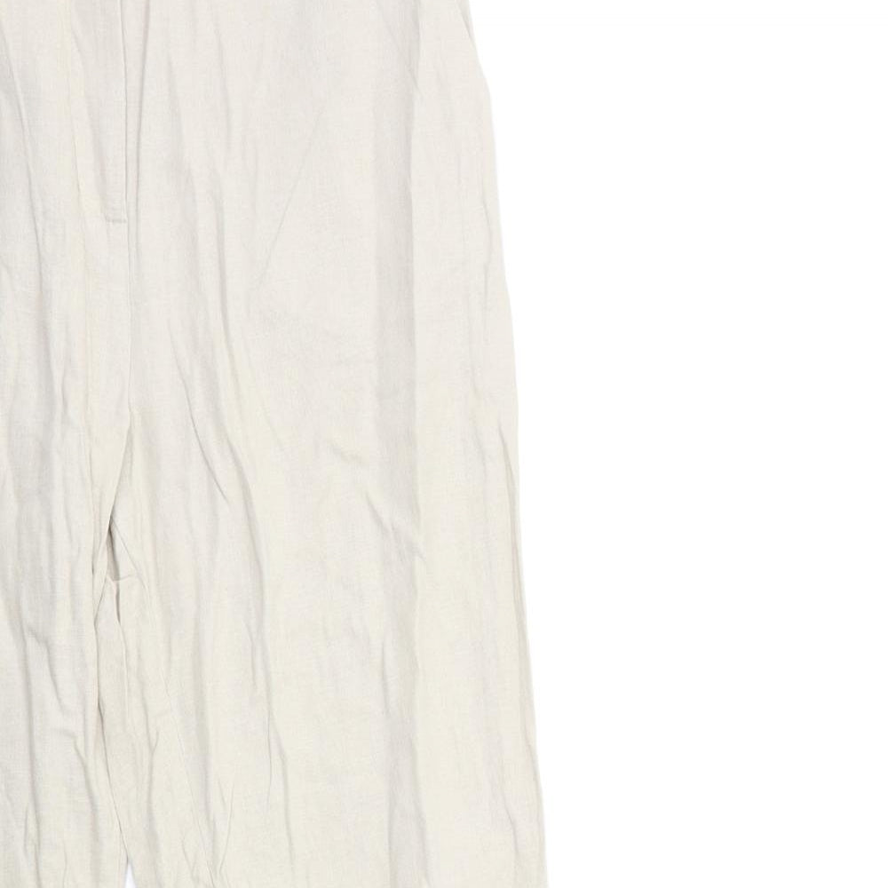 Marks and Spencer Womens Beige   Trousers  Size 30 in L26 in