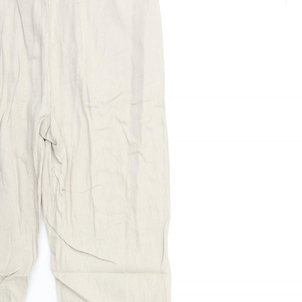 Marks and Spencer Womens Beige   Trousers  Size 30 in L26 in