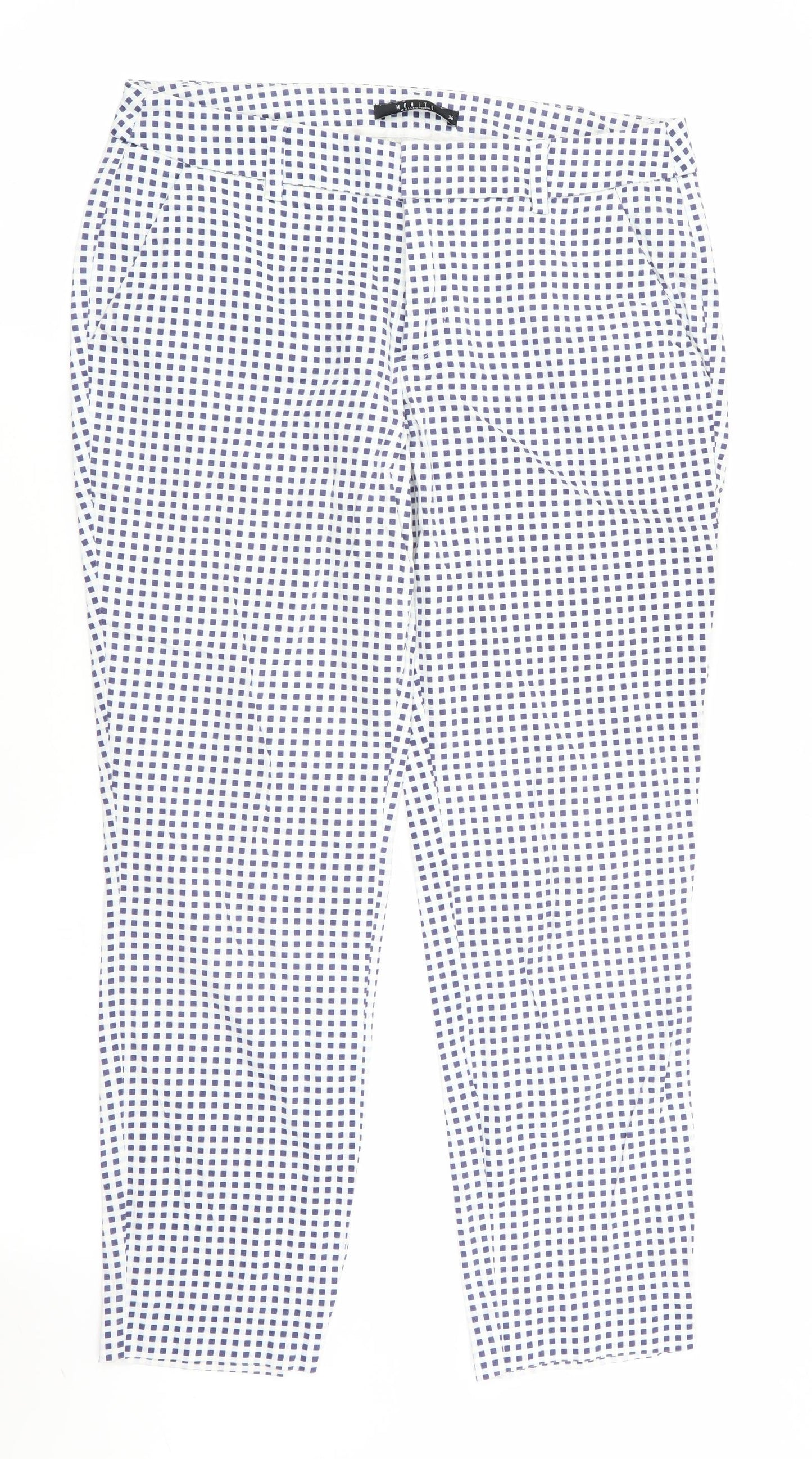 mohito collection Womens Multicoloured Check  Trousers  Size 8 L26 in