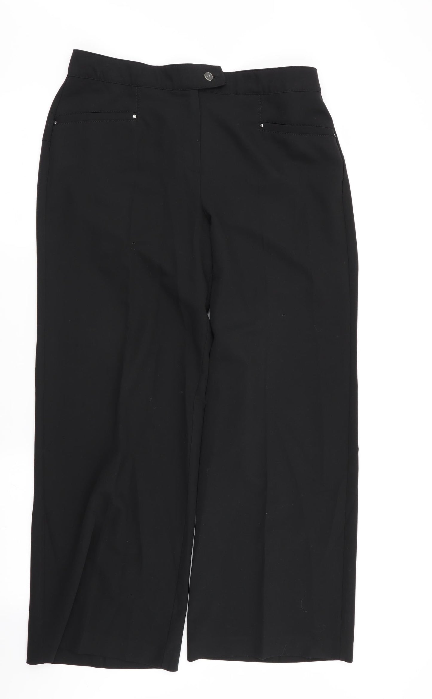tailored Womens Black   Trousers  Size 14 L28 in