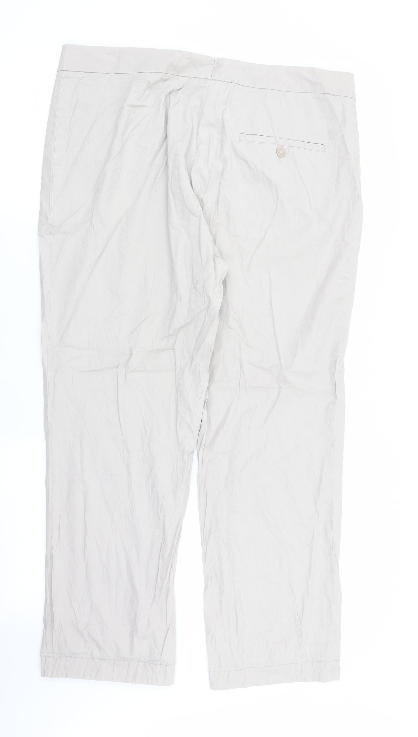 H&M Womens Beige   Trousers  Size 34 in L27 in
