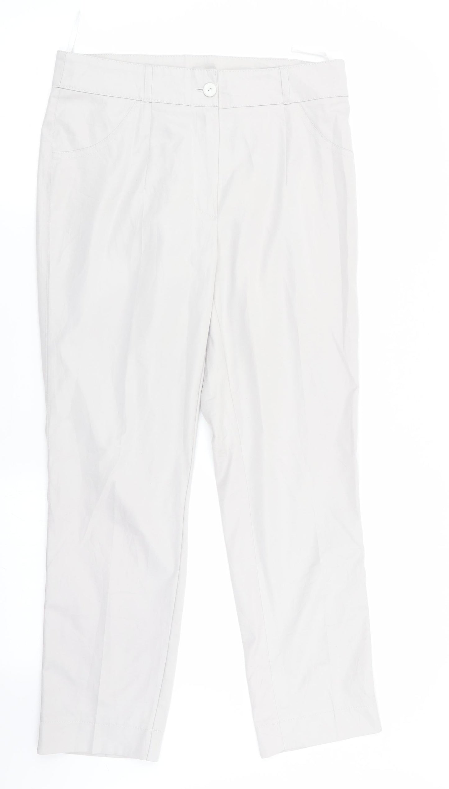 Preworn Womens Grey   Trousers  Size 28 in L28 in