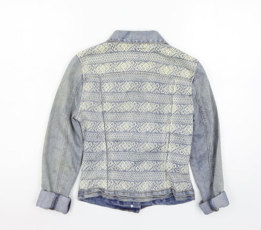 Warehouse Womens Blue  Denim Jacket  Size 6