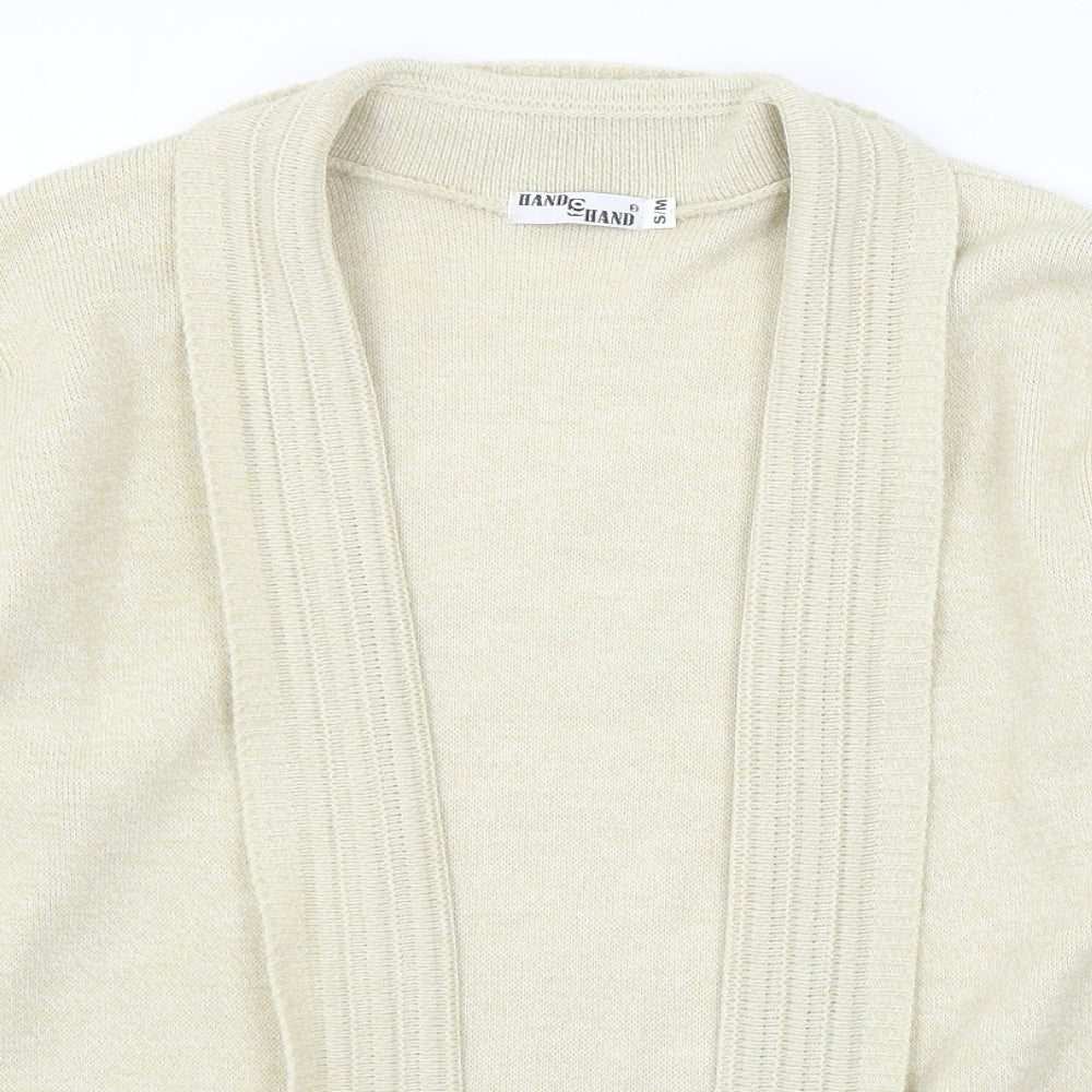 Hand to Hand  Womens Ivory  Knit Cardigan Jumper Size S