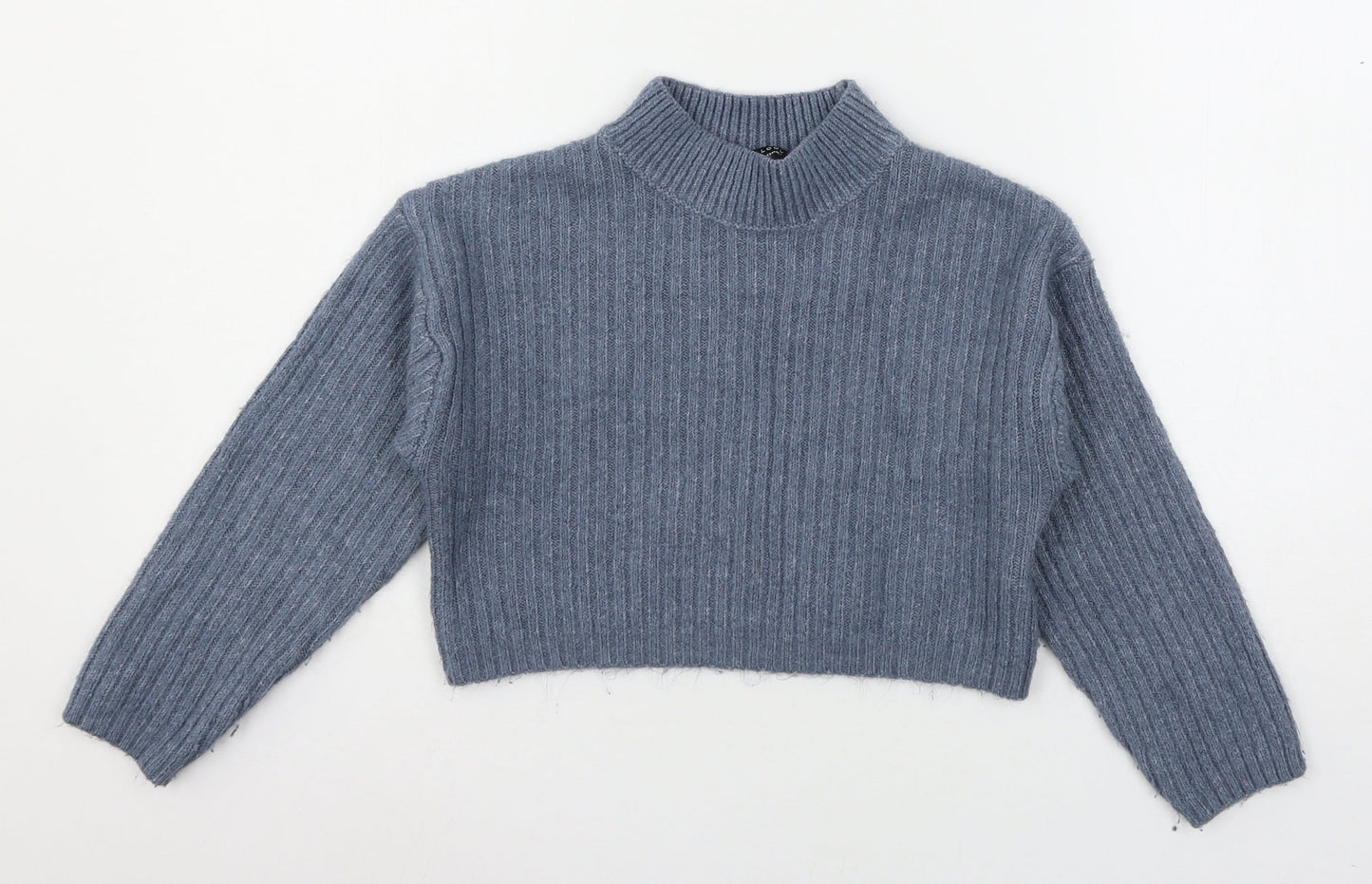 New Look Girls Blue  Knit Pullover Jumper Size 10 Years