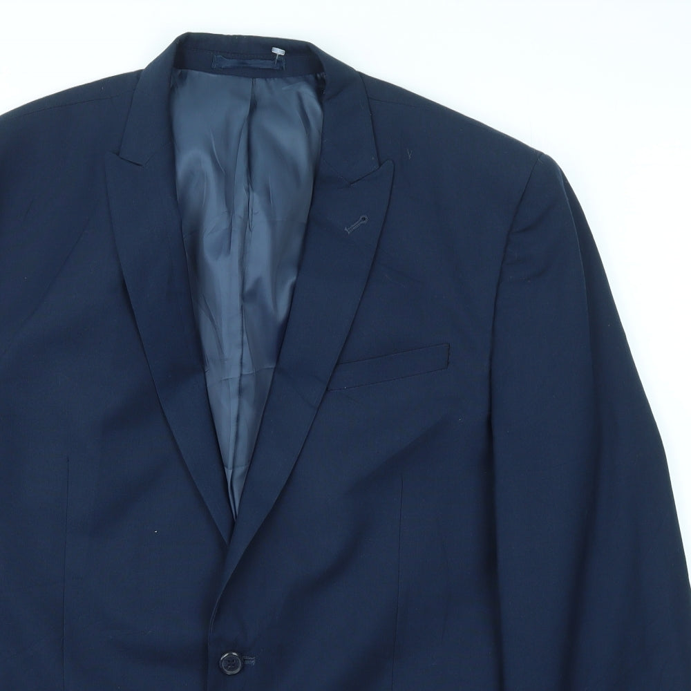 Cedar Wood State Mens Blue   Jacket Blazer Size 42
