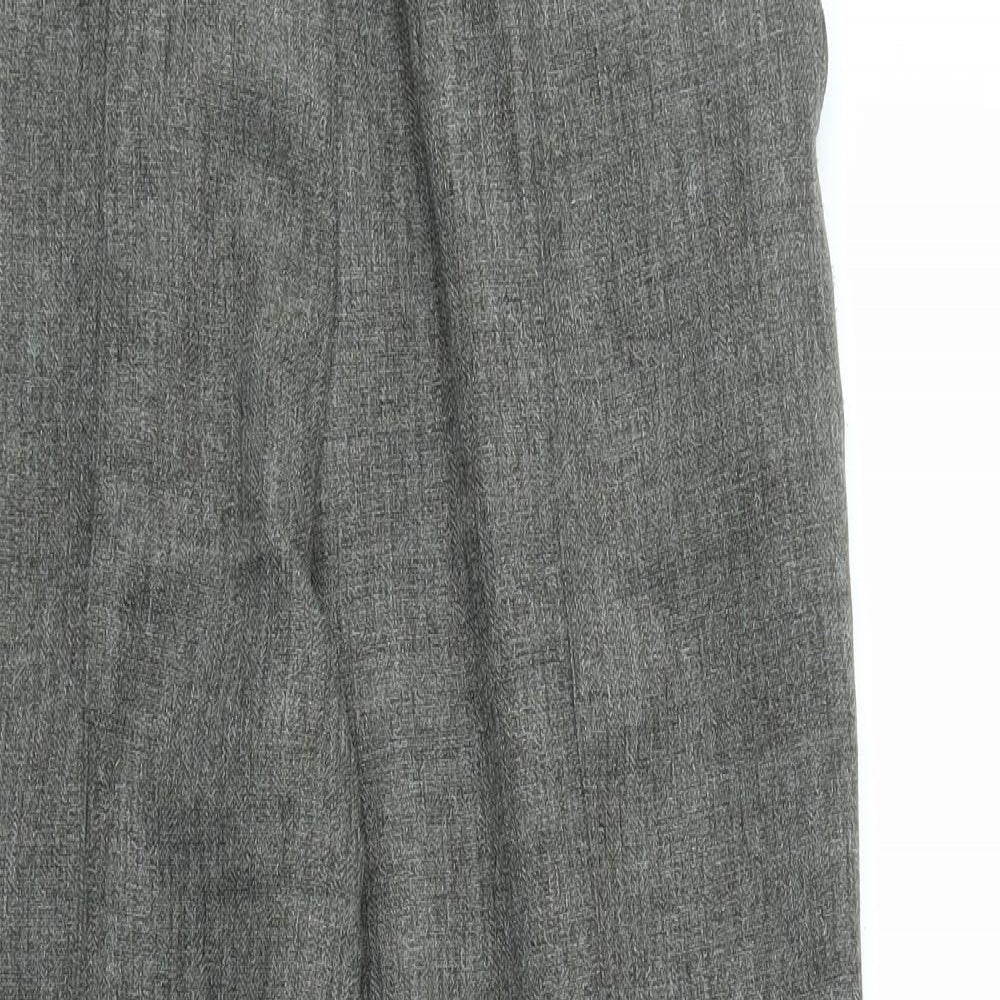 Damart Womens Brown   Trousers  Size 12 L27 in - stretch waistband