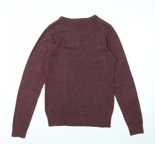 Cedar Wood State Mens Red   Pullover Sweatshirt Size XS