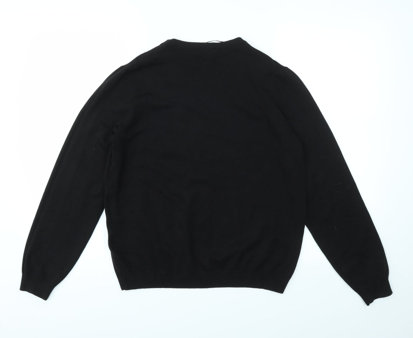 H&M Womens Black   Pullover Jumper Size L