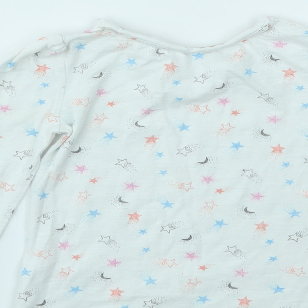 M Girls Multicoloured Geometric  Basic T-Shirt Size 2-3 Years