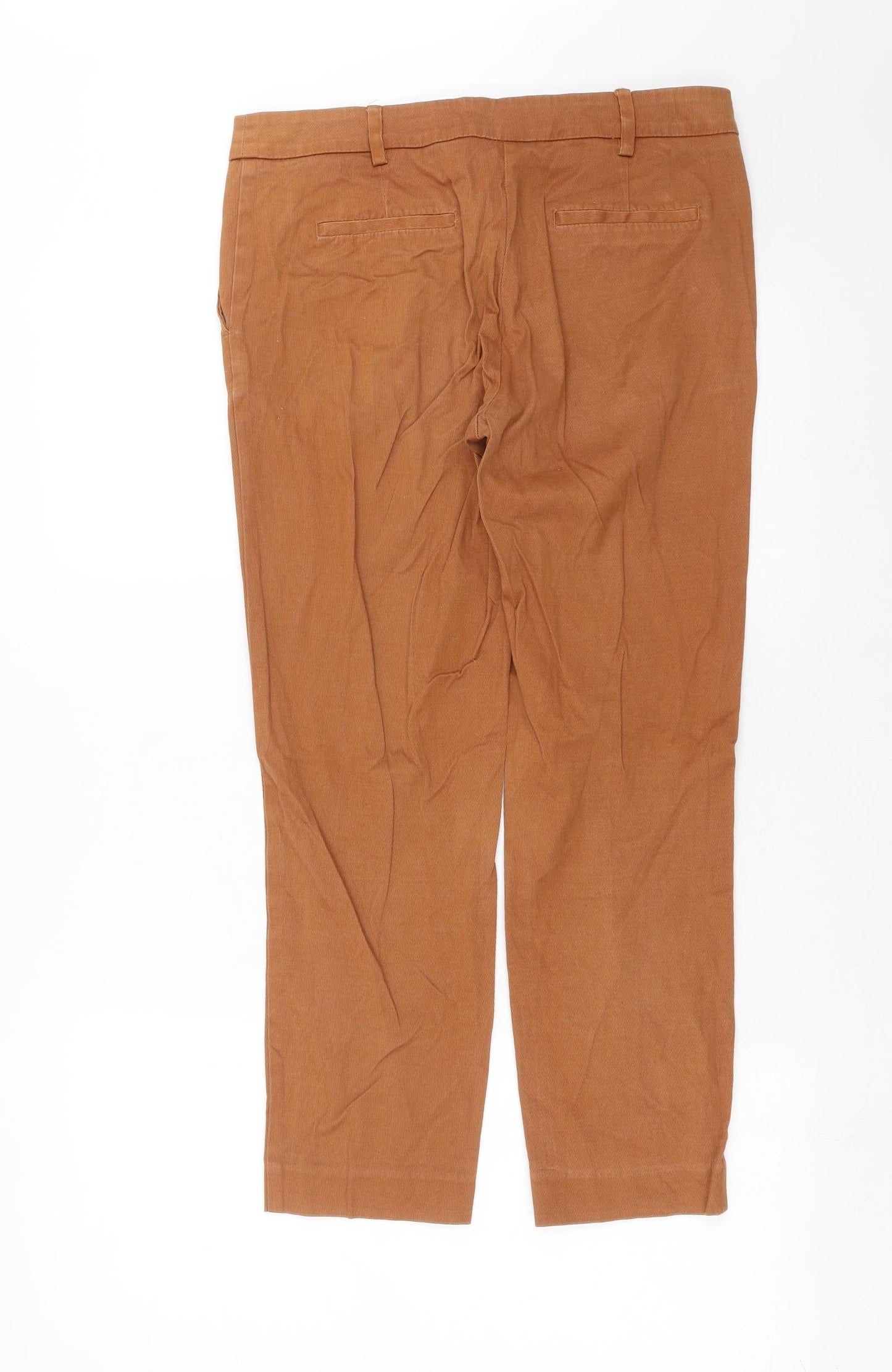 NEXT Womens Brown   Trousers  Size 8 L25 in