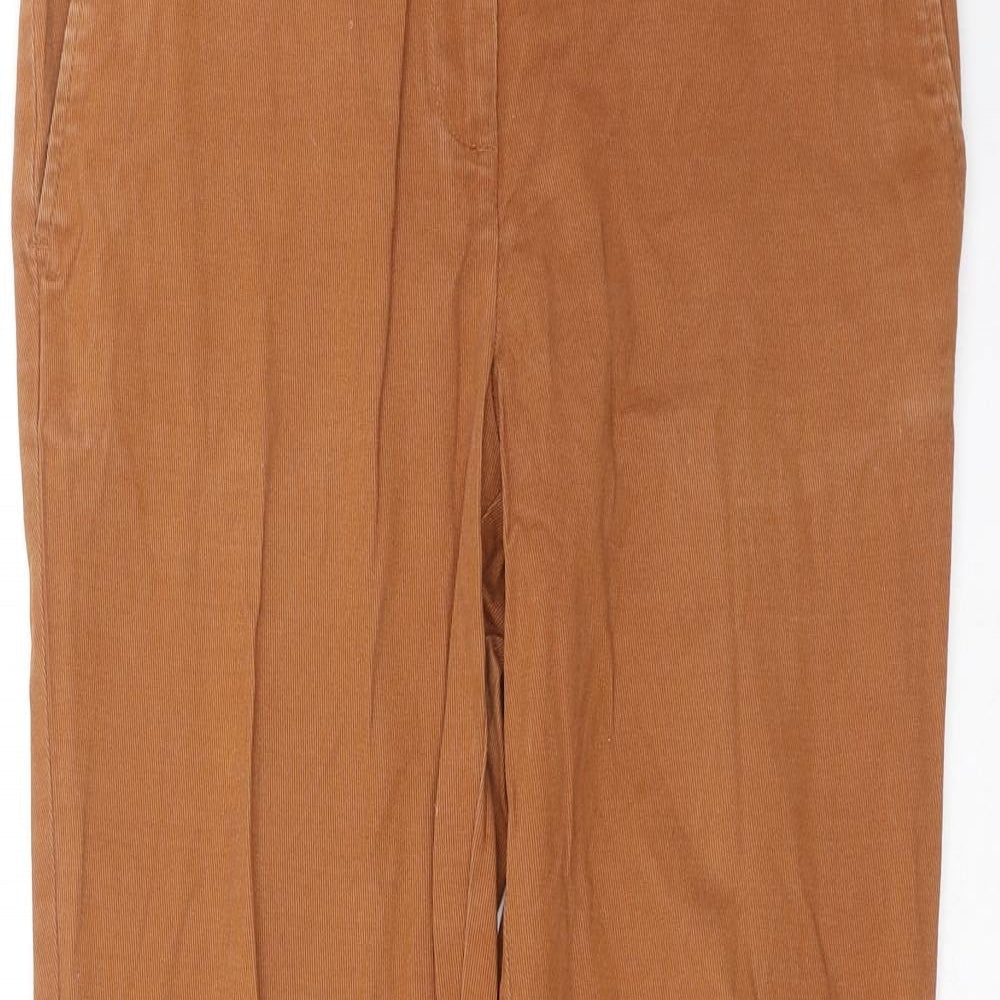 NEXT Womens Brown   Trousers  Size 8 L25 in