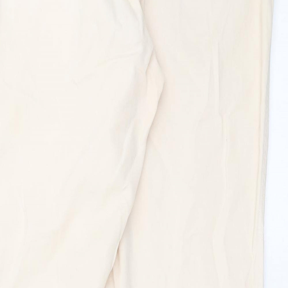 Essential Style Womens Beige   Trousers  Size 16 L29 in