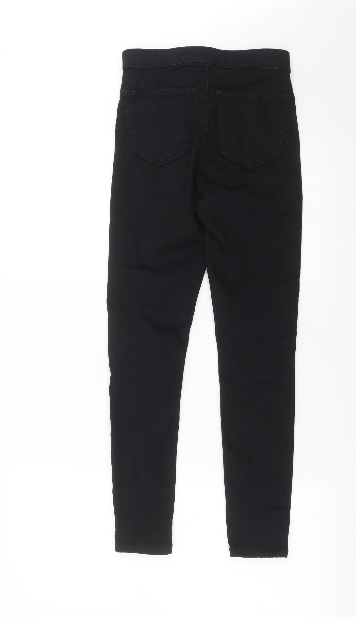 Topshop Womens Black  Denim Skinny Jeans Size 24 in L25 in