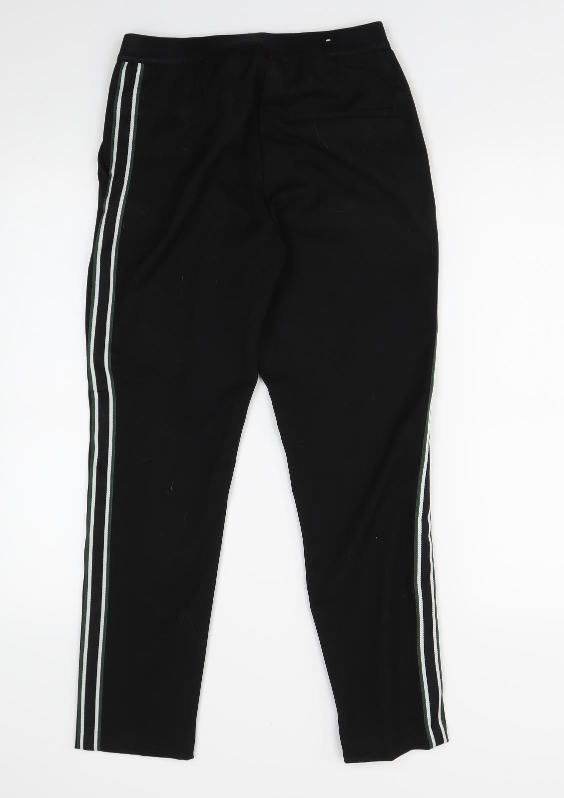 H&M Womens Black   Trousers  Size 8 L26 in