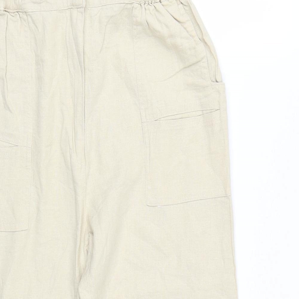Preworn Womens Beige   Trousers  Size M L22 in