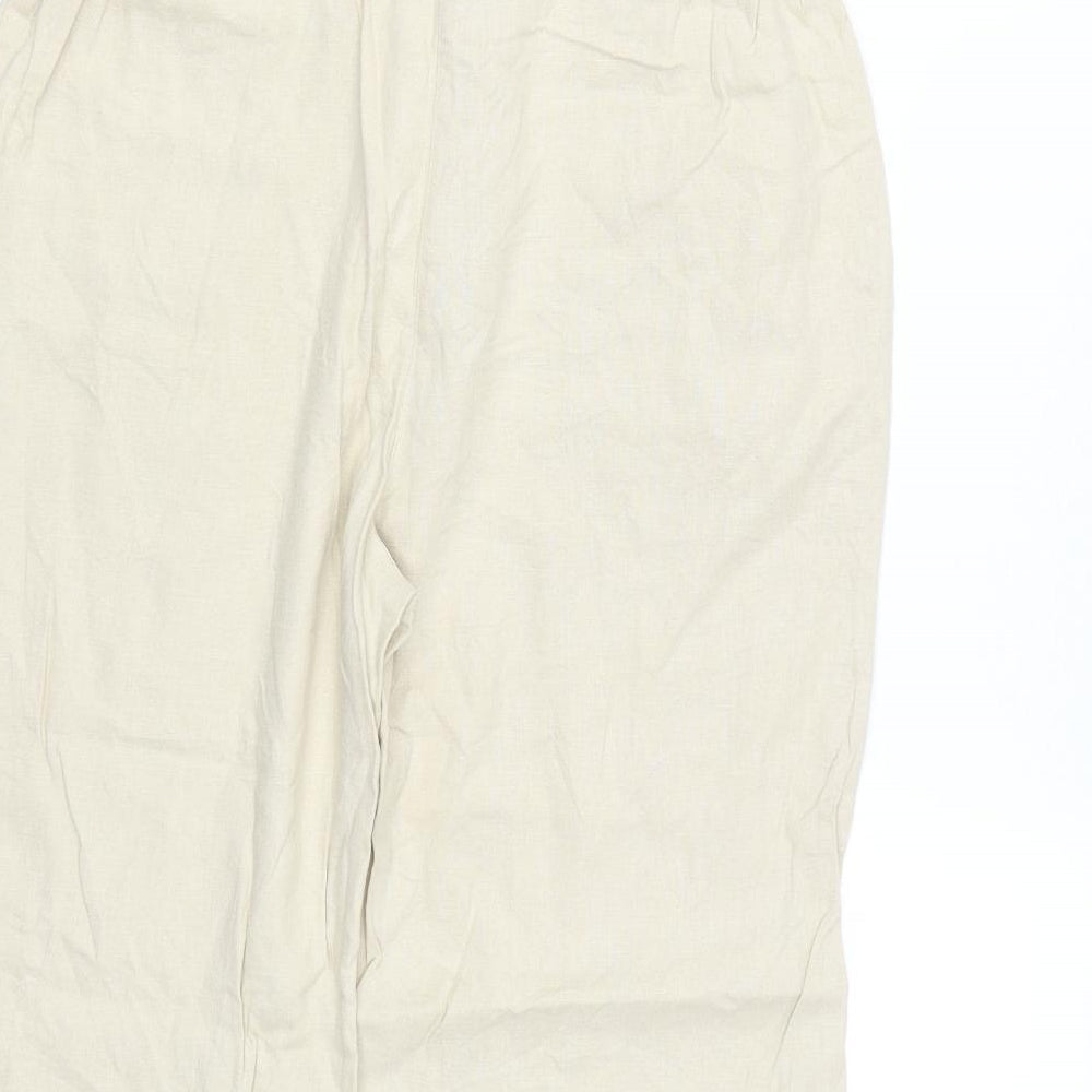 Preworn Womens Beige   Trousers  Size M L22 in