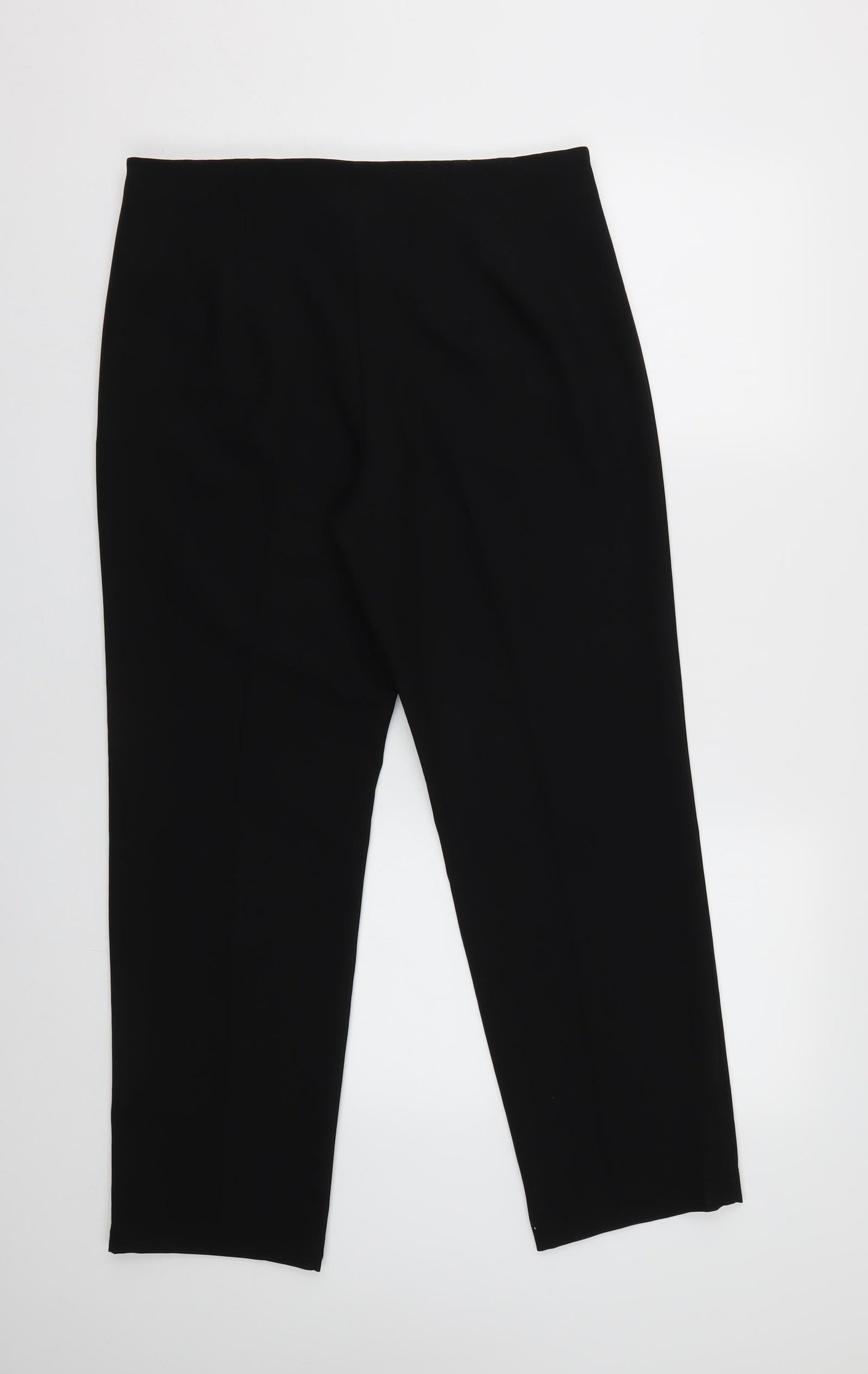 M&S Womens Black   Trousers  Size 12 L37 in