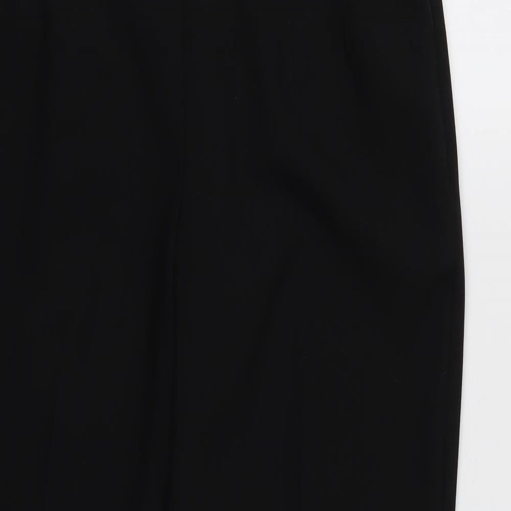 M&S Womens Black   Trousers  Size 12 L37 in