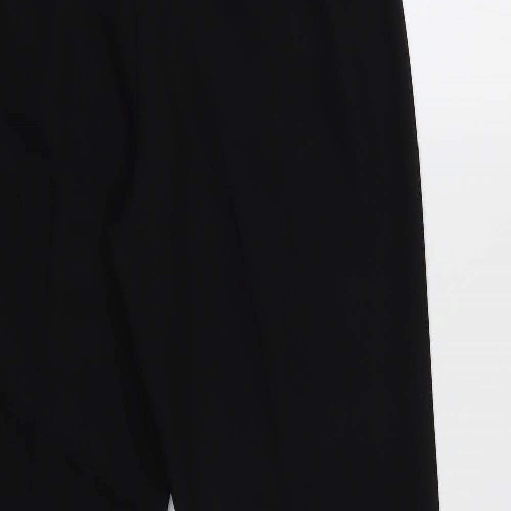 M&S Womens Black   Trousers  Size 12 L37 in