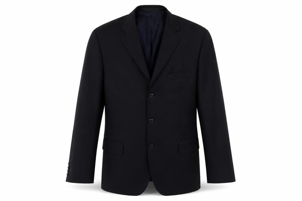 M&S Mens Blue   Jacket Suit Jacket Size 44