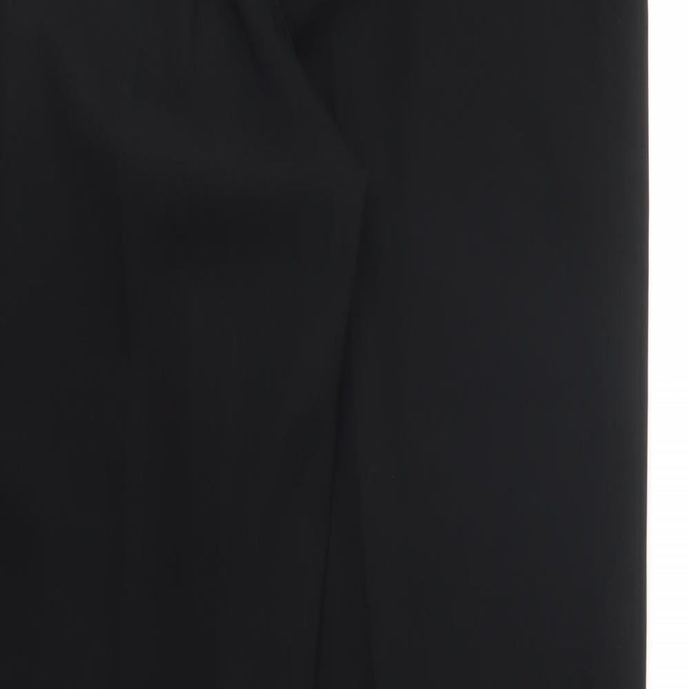Preworn Womens Black   Trousers  Size 32 in L28 in