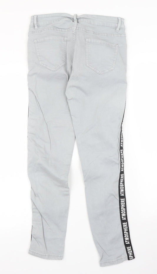 Primark Womens Grey   Skinny Jeans Size XS L27 in