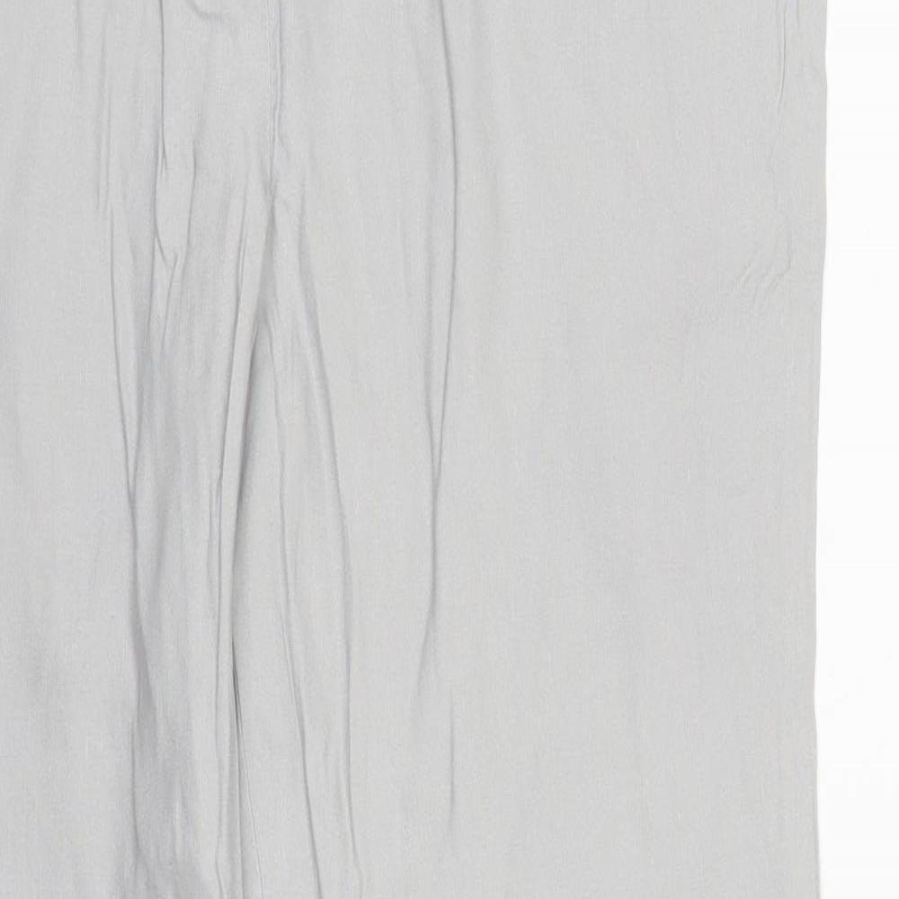 M&S Womens Grey   Trousers  Size 12 L29 in