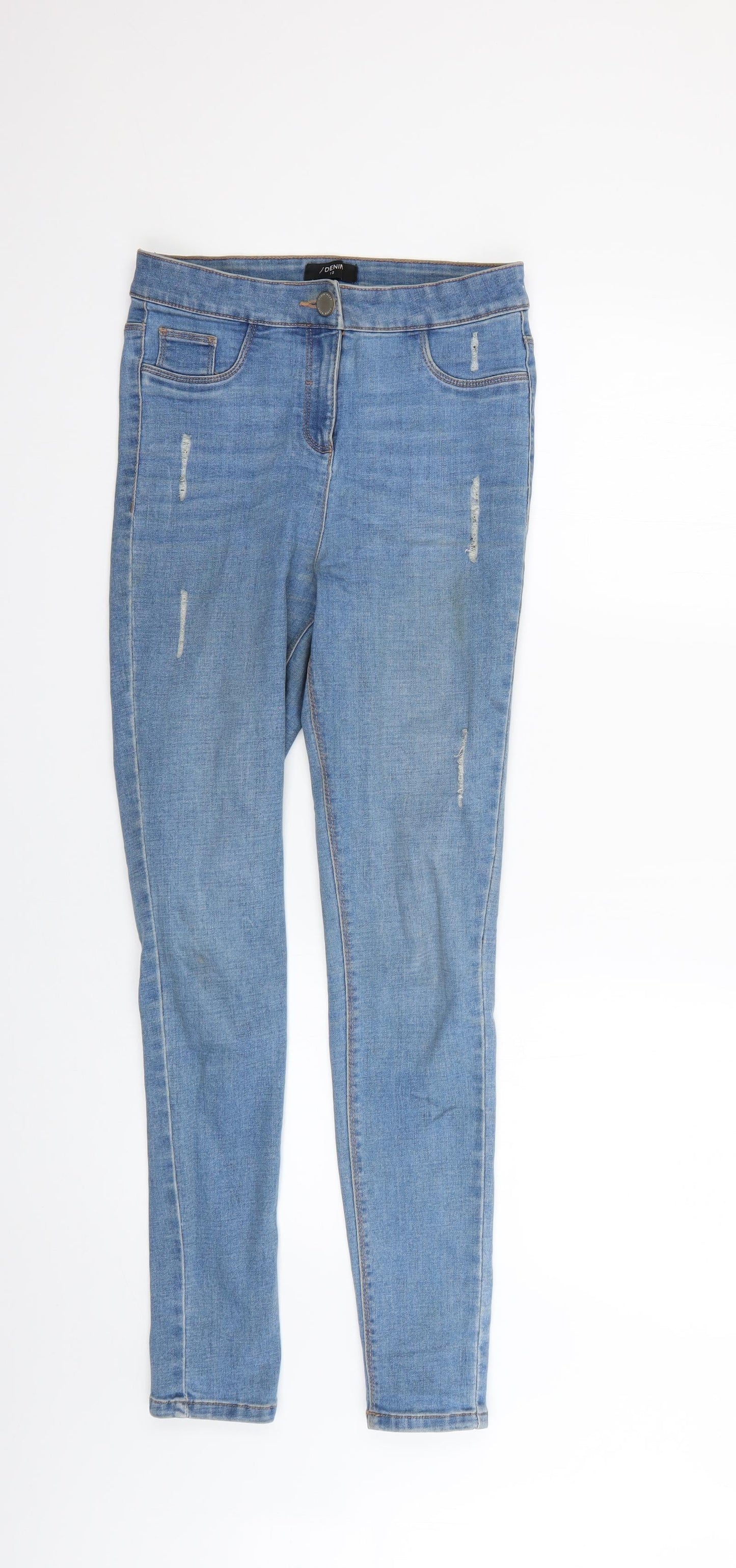 Matalan Womens Blue   Skinny Jeans Size 10 L27 in