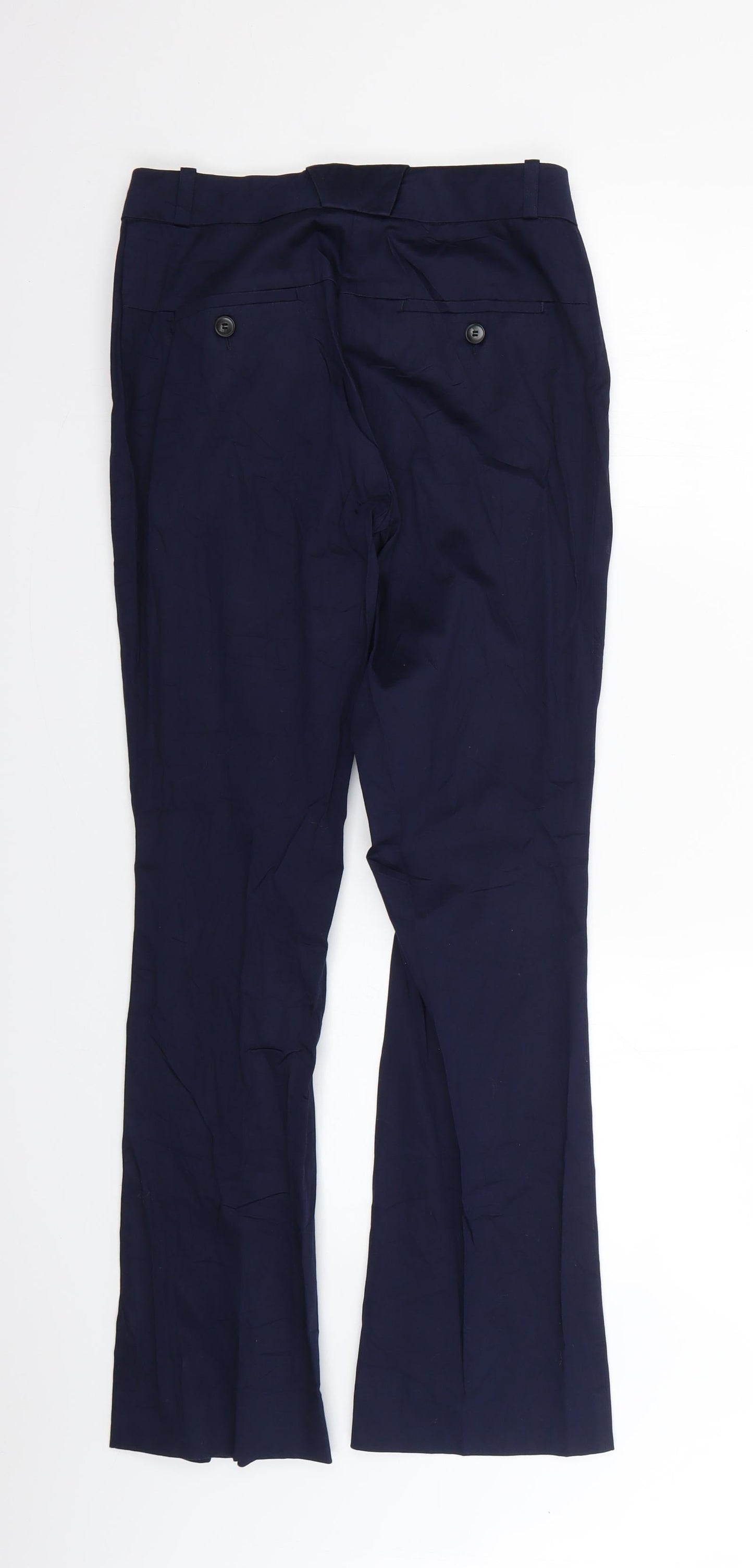 H&M Womens Blue   Trousers  Size 4 L26 in