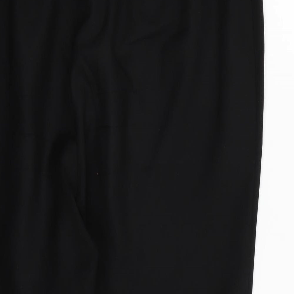 F&F Womens Black   Trousers  Size 16 L22 in