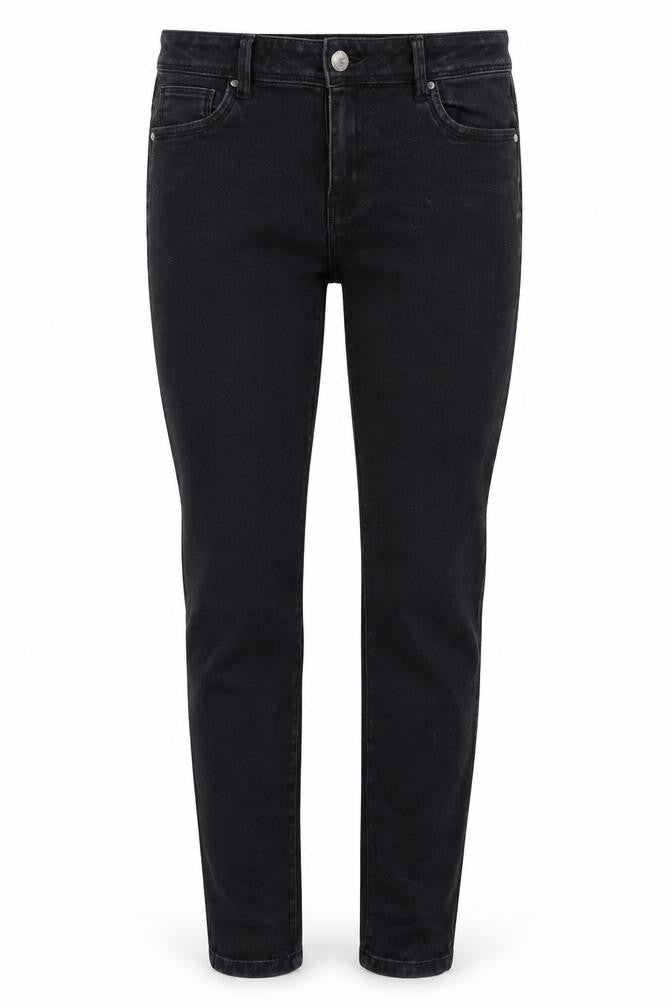 Denim & Co. Womens Black   Skinny Jeans Size 14 L27 in