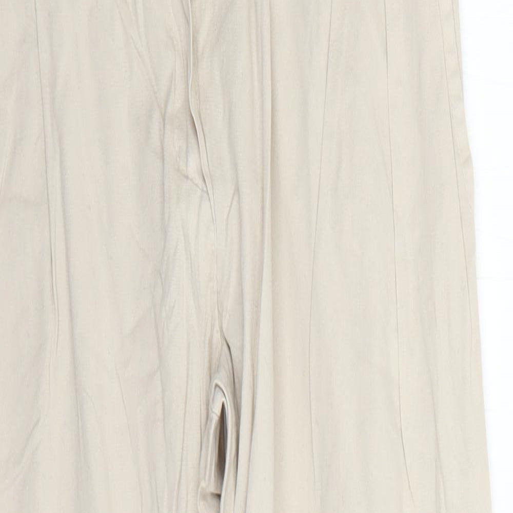 Preworn Womens Beige   Trousers  Size M L27 in