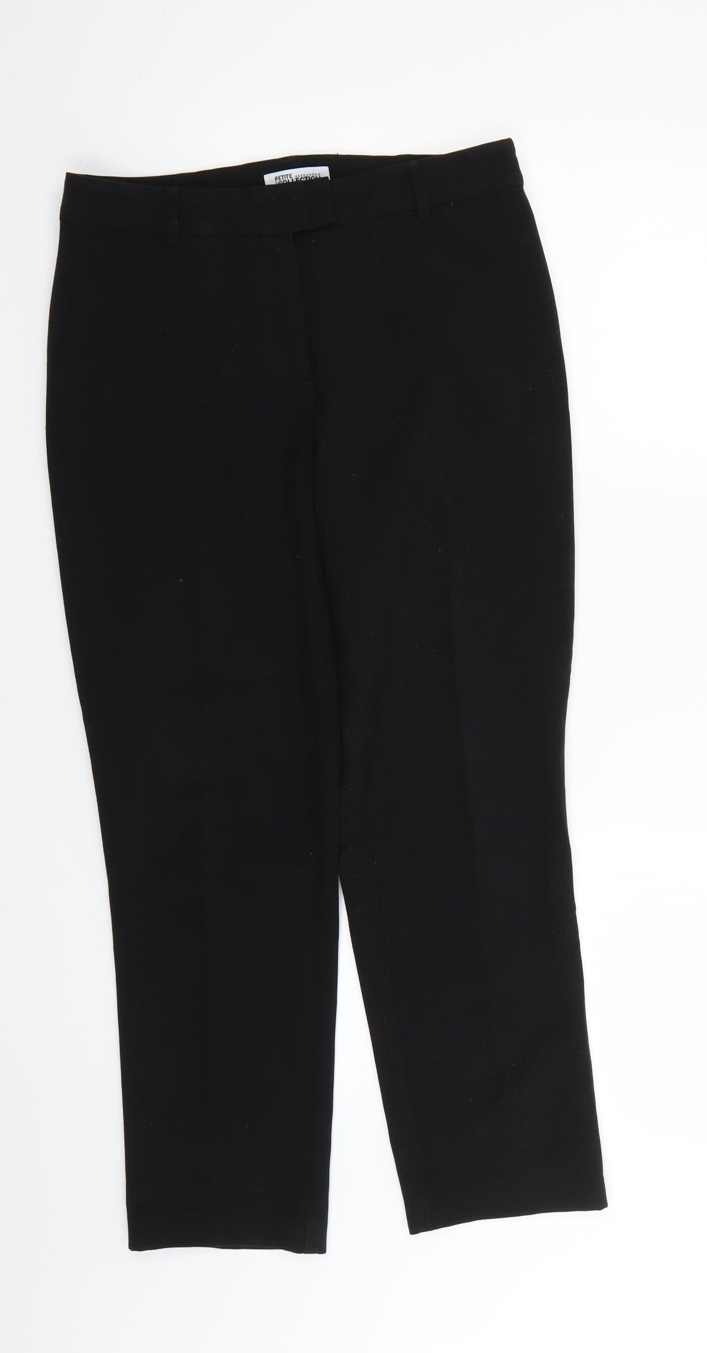 the collection Womens Black   Trousers  Size 10 L24 in