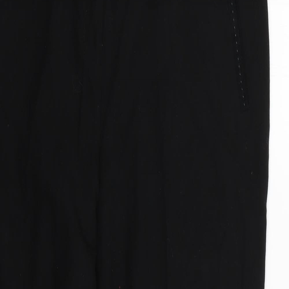 Marks and Spencer Womens Black   Trousers  Size 14 L26 in