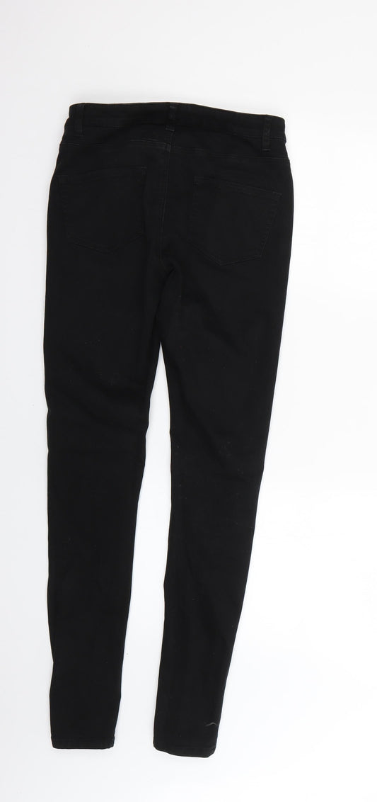 Denim & Co. Womens Black   Jegging Jeans Size 10 L27 in