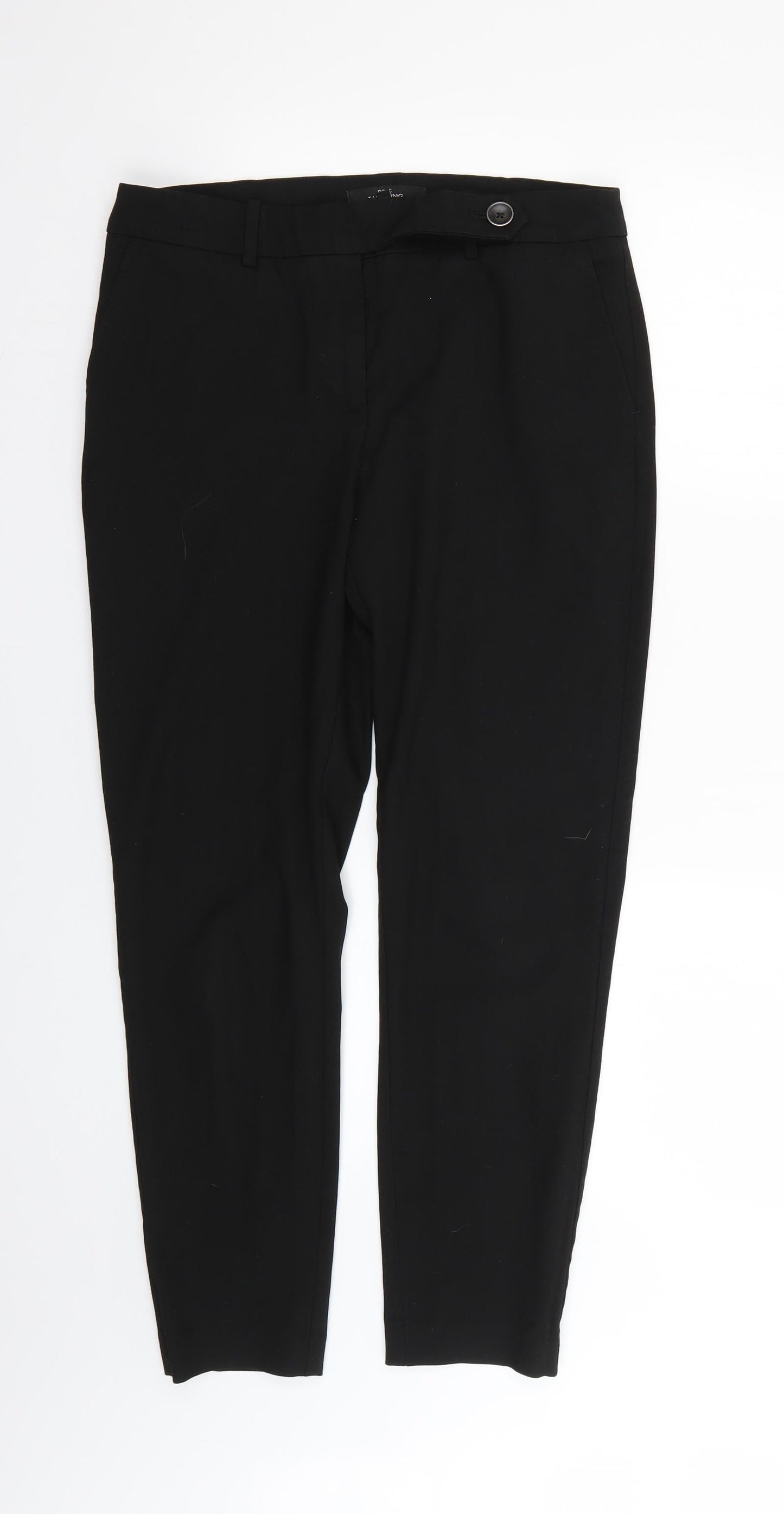 NEXT Womens Black   Trousers  Size 10 L24 in