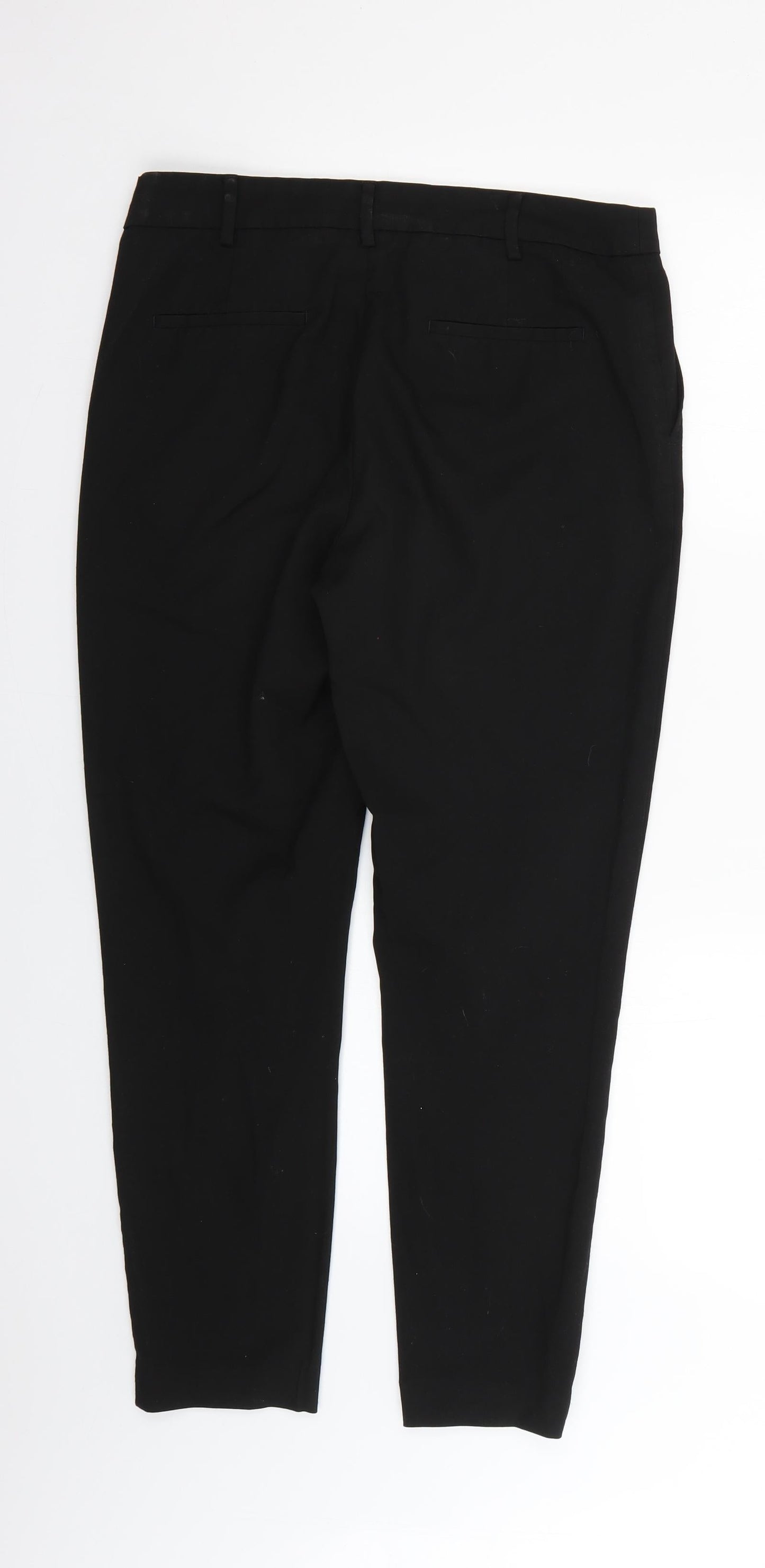 NEXT Womens Black   Trousers  Size 10 L24 in