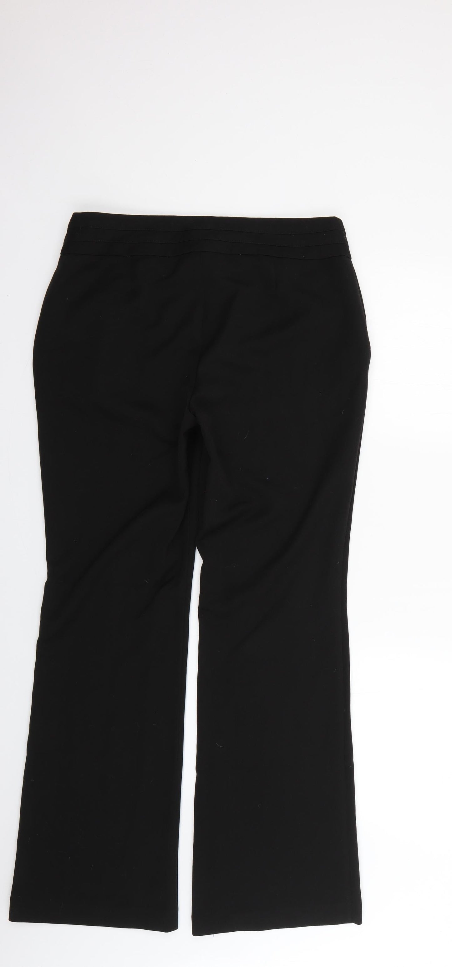 Very Womens Black   Trousers  Size 12 L28 in
