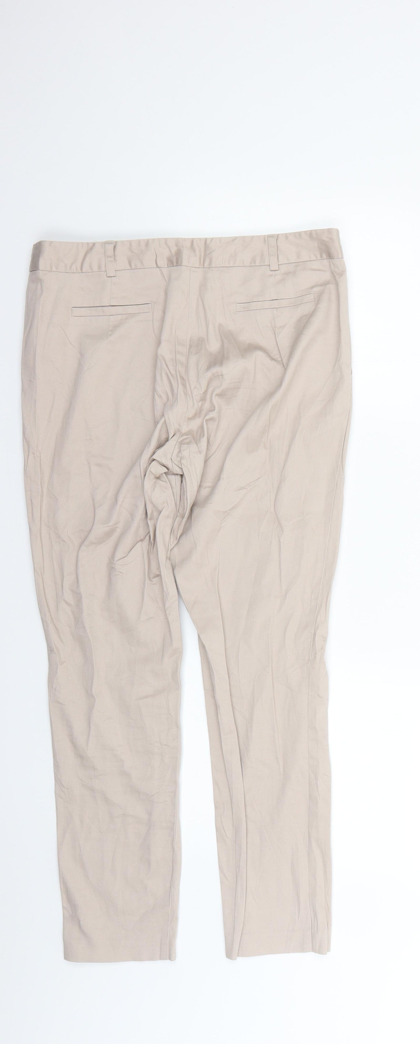 Atmosphere Womens Beige   Trousers  Size 10 L25 in