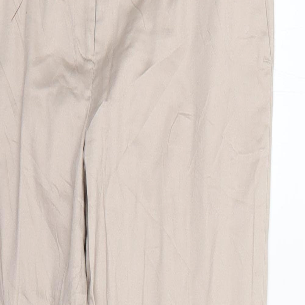 Atmosphere Womens Beige   Trousers  Size 10 L25 in