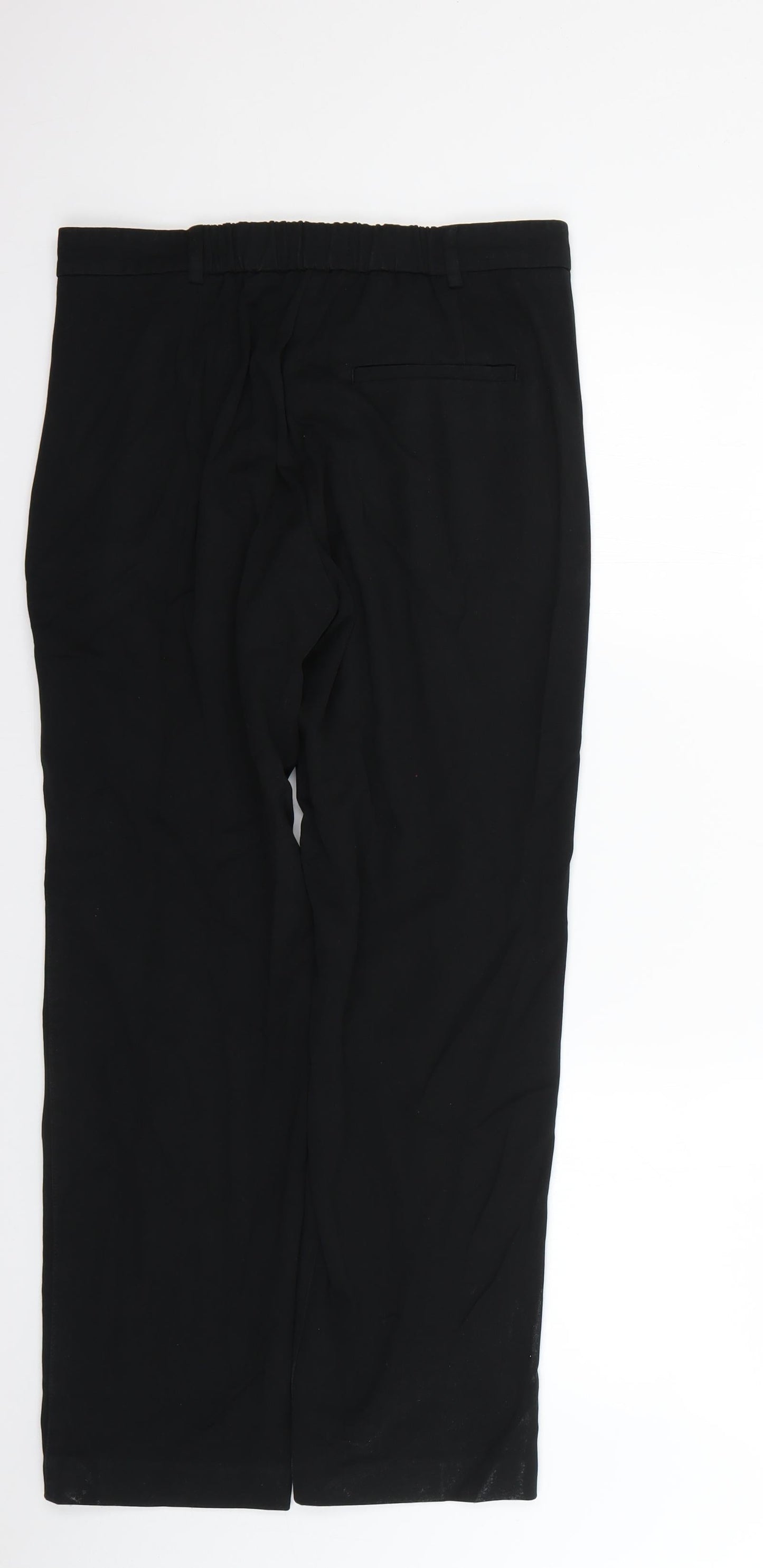 Marks and Spencer Womens Black   Trousers  Size 10 L25 in