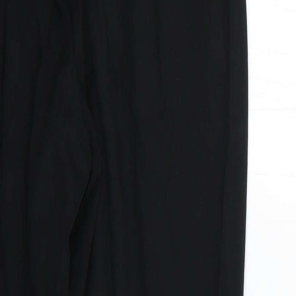 Marks and Spencer Womens Black   Trousers  Size 10 L25 in