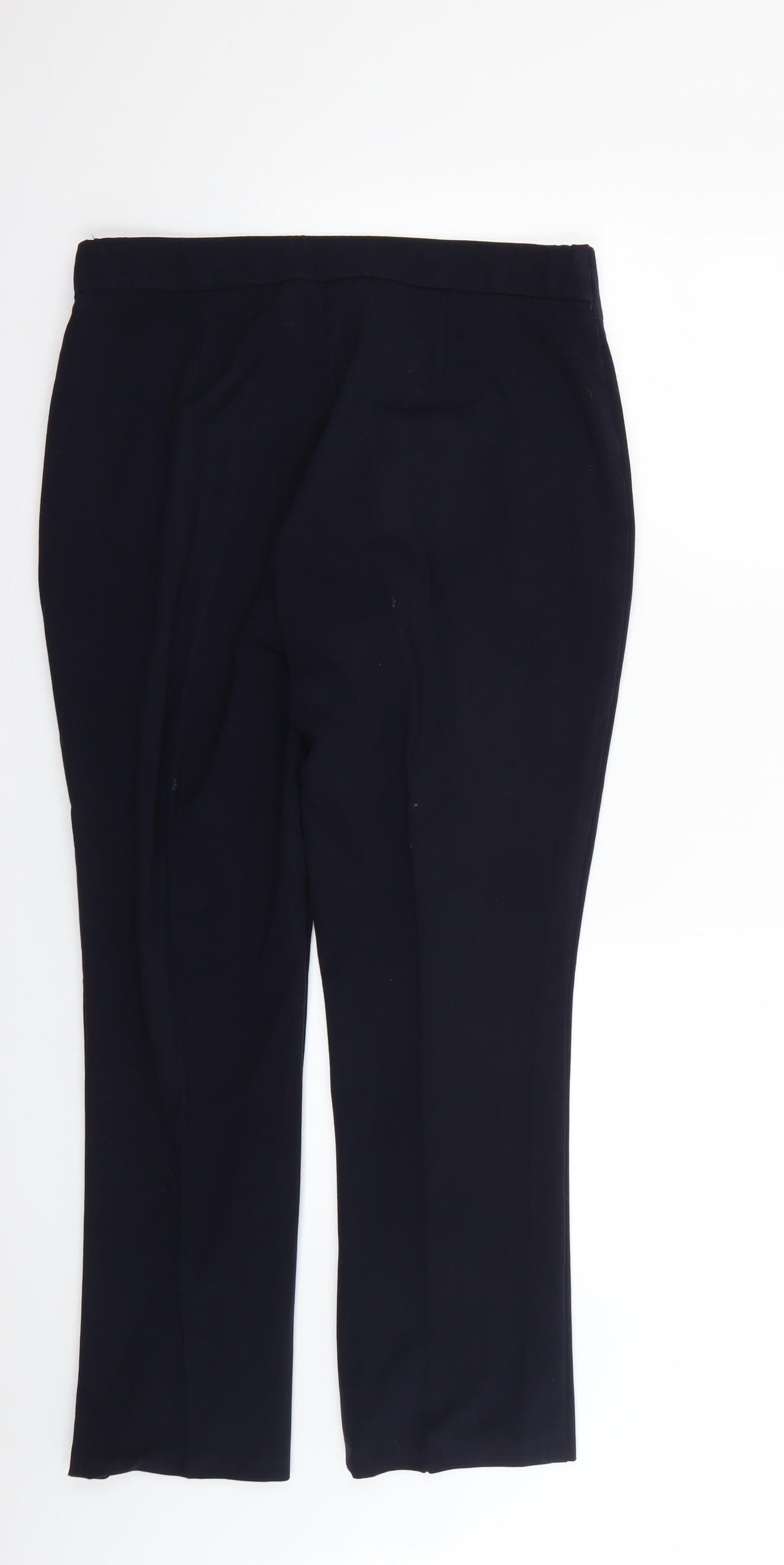 Simply Be Womens Blue   Trousers  Size 12 L24 in