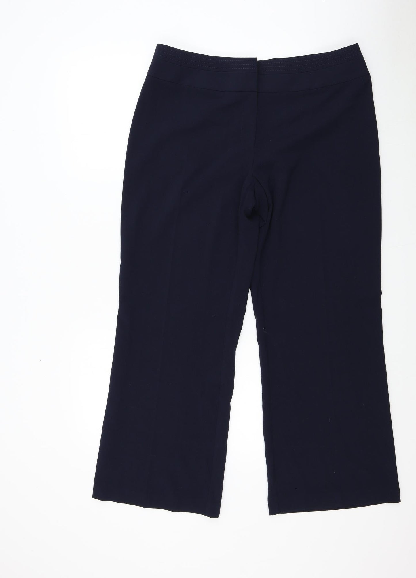 Marks and Spencer Womens Blue   Trousers  Size 14 L28.5 in
