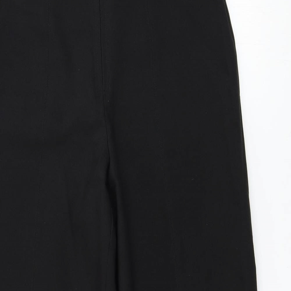 as Womens Black   Trousers  Size 36 L25 in