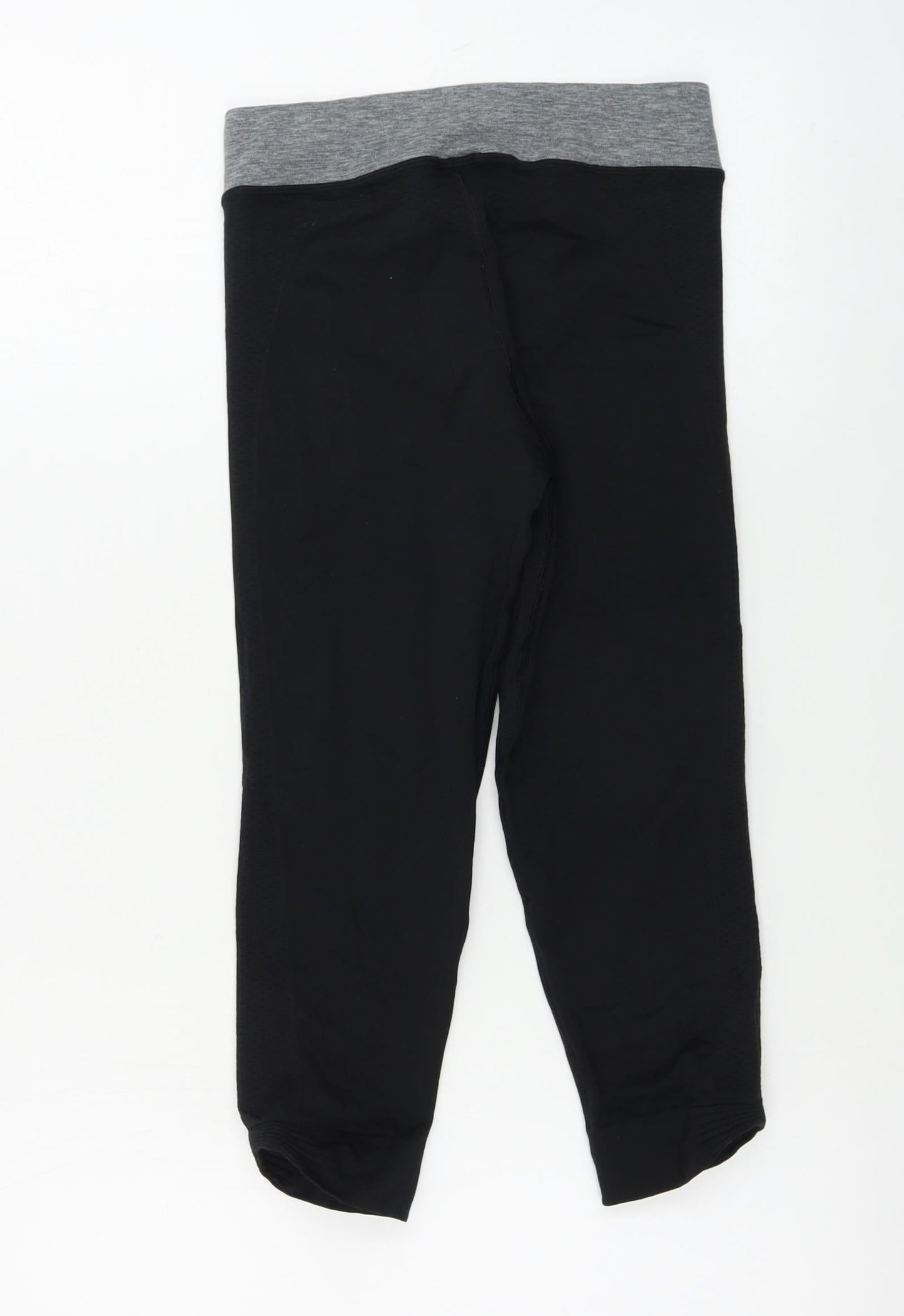 Marks and Spencer  Womens Black Ikat  Cropped Leggings Size S
