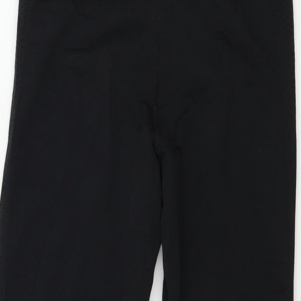 Marks and Spencer  Womens Black Ikat  Cropped Leggings Size S