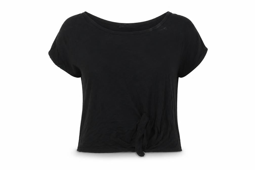 Select Womens Black   Basic T-Shirt Size 8