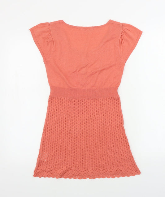 EA Womens Pink   A-Line  Size S